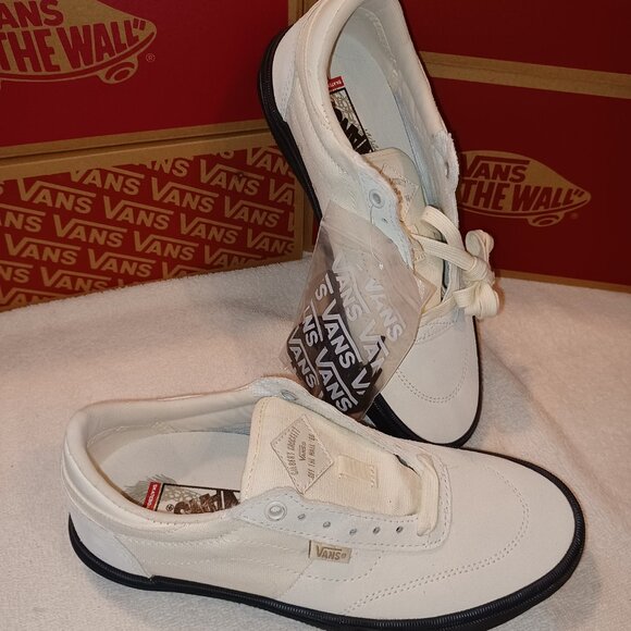 Vans Men's 6.5/Women's 8 Gilbert Crockett Pro Antique White/Black VN0A5JIF86H - Picture 12 of 12